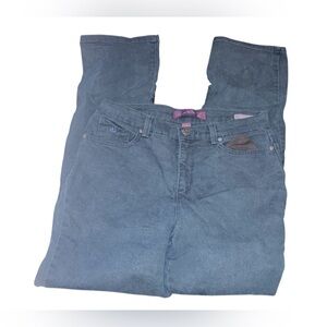 Gloria Vanderbilt Green-ish Blue “Amanda” Jeans